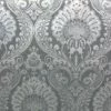 Damask Wallpaper Gunmetal Grey Silver Metallic Shimmer Textured Arthouse Decoris