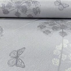 ARTHOUSE Kitty Floral Pattern Glitter Wallpaper Butterfly Flower Motif Textured Vinyl