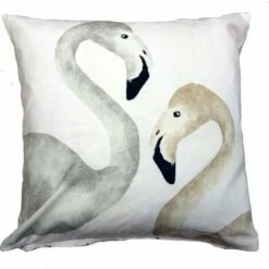 Arthouse Filled Cushion 45x45cm Flamingo Cream