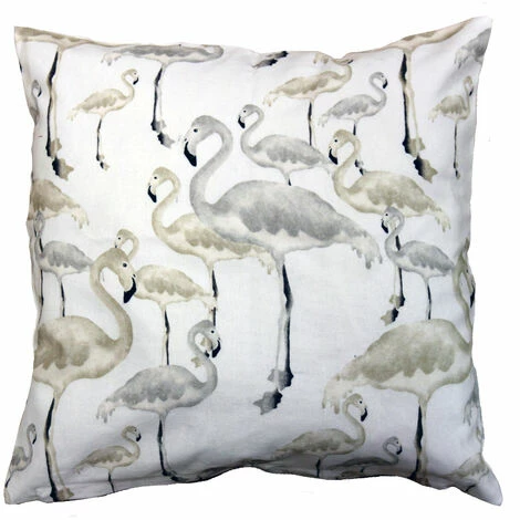 Arthouse Filled Cushion 45x45cm Flamingo Cream 2 Arthouse Filled Cushion 45x45cm Flamingo Cream - Image 2