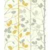 Mustard Yellow Grey Woodland Wallpaper Forest Trees Branches Metallic Arthouse