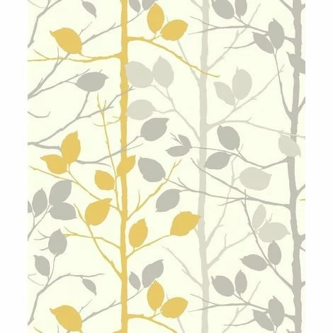Mustard Yellow Grey Woodland Wallpaper Forest Trees Branches Metallic Arthouse 1 Mustard Yellow Grey Woodland Wallpaper Forest Trees Branches Metallic Arthouse