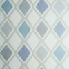 Diamond Geometric Lattice Wallpaper Trellis Blue Grey White Arthouse Ayat
