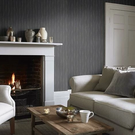 Arthouse Glitz Wavey Stripe Wallpaper Black Silver Glitter Shimmer Lines Vinyl Arthouse Glitz Wavey Stripe Wallpaper Black Silver Glitter Shimmer Lines Vinyl -ARTHOUSE SHOP 14931729 2