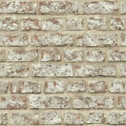 Arthouse, Arthouse Rustic Brick Wallpaper, Paper - 889604