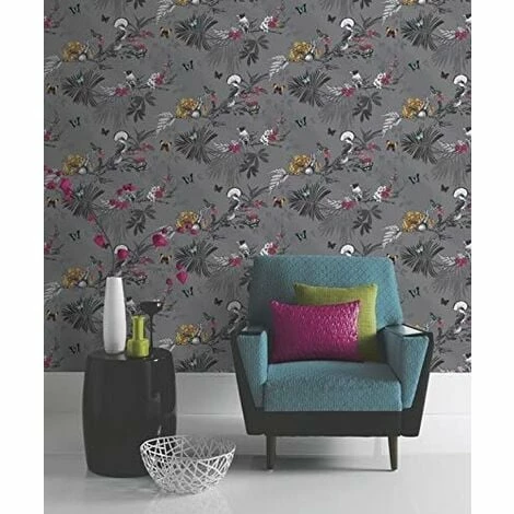 Arthouse Mystical Forest Wallpaper, Slate, 53 Cm X 10.05 M - 664800 2 Arthouse Mystical Forest Wallpaper, Slate, 53 Cm X 10.05 M - 664800 - Image 2