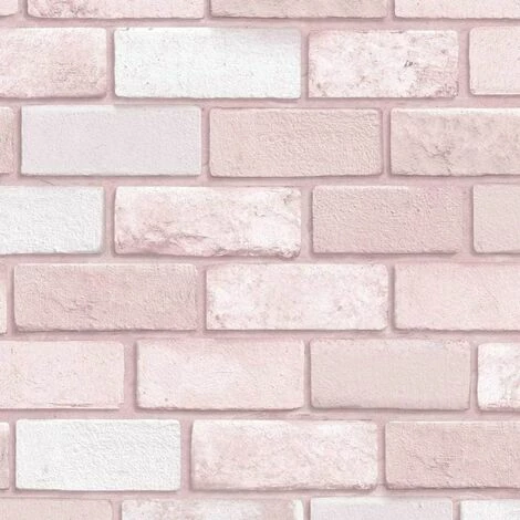 Arthouse Diamond Pink Brick Wallpaper - 260005 Arthouse Diamond Pink Brick Wallpaper - 260005 -ARTHOUSE SHOP 23694840 1