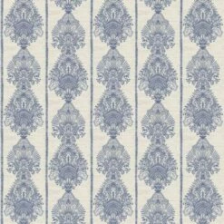 Silk Road Damask Wallpaper Indigo Blue Floral Cream Natural Metallic Arthouse 3 Silk Road Damask Wallpaper Indigo Blue Floral Cream Natural Metallic Arthouse -ARTHOUSE SHOP 27803071 4