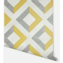 ARTHOUSE Urban Geo Ochre Wallpaper Geometric Modern Design Large Diamond Pattern -ARTHOUSE SHOP 28172112 4