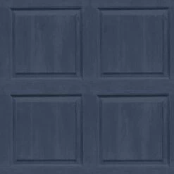 Washed Panel Wallpaper Arthouse Wood Effect Charcoal Navy Rustic Traditional