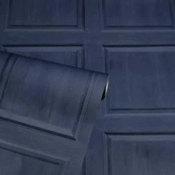 Washed Panel Wallpaper Arthouse Wood Effect Charcoal Navy Rustic Traditional -ARTHOUSE SHOP 29093139 3