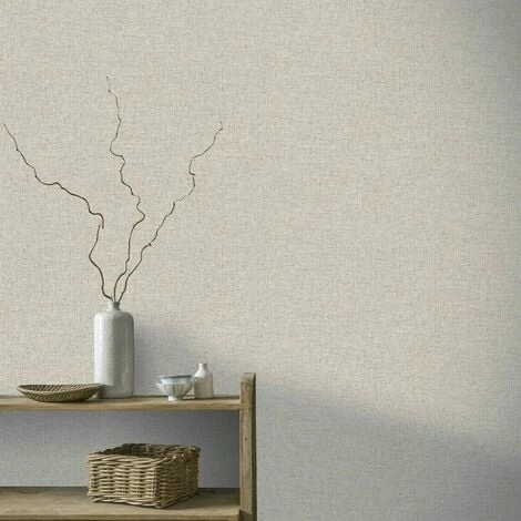 Arthouse Natural Linen Texture Beige Fabric Effect Plain Wallpaper 901704 1 Arthouse Natural Linen Texture Beige Fabric Effect Plain Wallpaper 901704