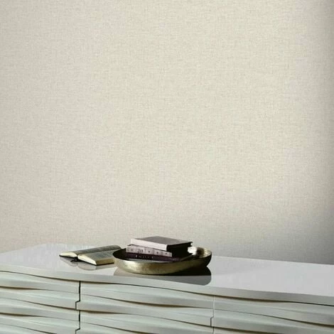 Arthouse Natural Linen Texture Beige Fabric Effect Plain Wallpaper 901704 2 Arthouse Natural Linen Texture Beige Fabric Effect Plain Wallpaper 901704 - Image 2