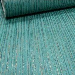 Arthouse Jade Green & Metallic Gold Plain Textured Paste The Wall Wallpaper