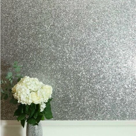 Arthouse Sequin Shimmer Silver Glitter High Shine Plain Textured Shiny Wallpaper Arthouse Sequin Shimmer Silver Glitter High Shine Plain Textured Shiny Wallpaper -ARTHOUSE SHOP 29316709 1