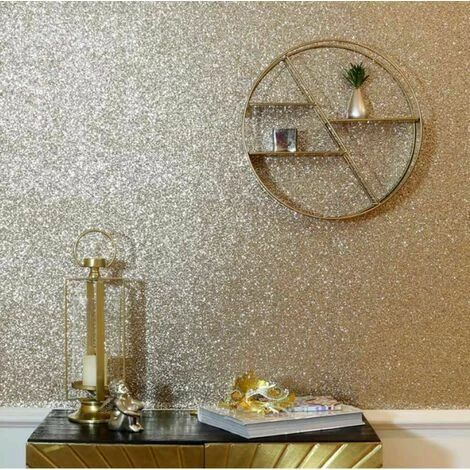 Arthouse Sequin Shimmer Gold Glitter High Shine Plain Textured Shiny Wallpaper Arthouse Sequin Shimmer Gold Glitter High Shine Plain Textured Shiny Wallpaper -ARTHOUSE SHOP 29316733 1