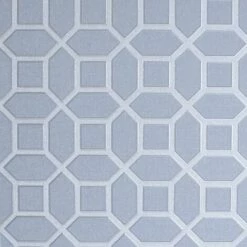Hotel Luxe Origin Soft Blue Wallpaper Arthouse Silver Metallic Textured Vinyl