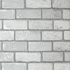 Arthouse Metallic Brick Effect White ArtiStick Peel And Stick Wallpaper Vinyl