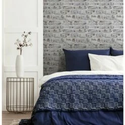 Arthouse White Washed Brick Effect ArtiStick Peel And Stick Wallpaper Vinyl -ARTHOUSE SHOP 29523208 4