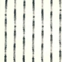 ARTHOUSE Silk Road Stripe Chrome Black And White Mono Tribal Pattern Wallpaper