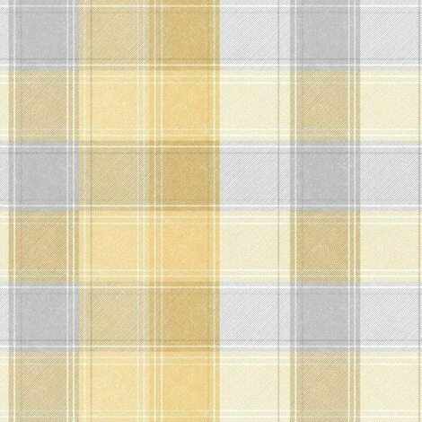 Arthouse Country Check Mono Tartan Plaid Wallpaper - Ochre 902807 Arthouse Country Check Mono Tartan Plaid Wallpaper - Ochre 902807 -ARTHOUSE SHOP 33961760 1