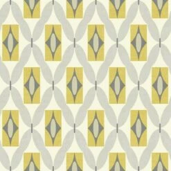 Arthouse Scandi Triangle Geoetric Triangle Shape Wallpaper - Yellow 908206