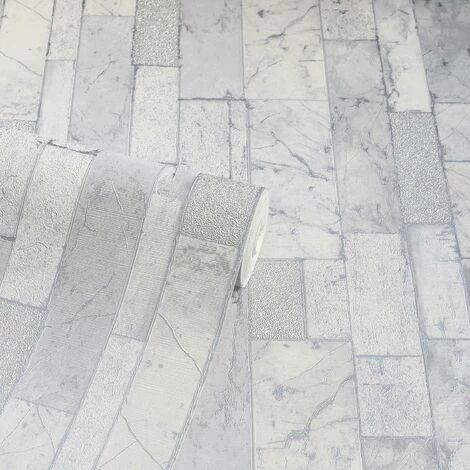 Kintsugi Slate Wallpaper Arthouse Silver Textured Heavyweight Vinyl Metallic Kintsugi Slate Wallpaper Arthouse Silver Textured Heavyweight Vinyl Metallic -ARTHOUSE SHOP 35001442 2