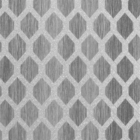 Radiance Trellis Wallpaper Arthouse Charcoal Textured Heavyweight Vinyl Metallic 1 Radiance Trellis Wallpaper Arthouse Charcoal Textured Heavyweight Vinyl Metallic