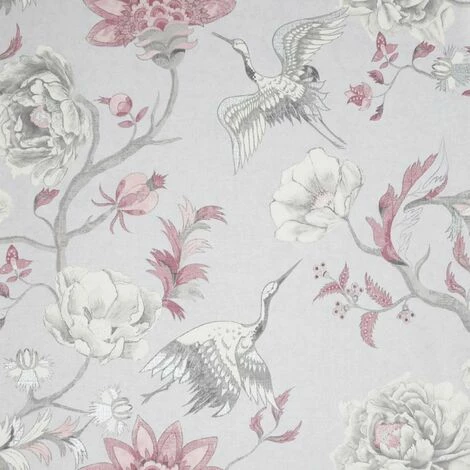 Arthouse Japanese Crane Grey & Pink Wallpaper Textured Vinyl Feature Wall Arthouse Japanese Crane Grey & Pink Wallpaper Textured Vinyl Feature Wall -ARTHOUSE SHOP 35414773 2
