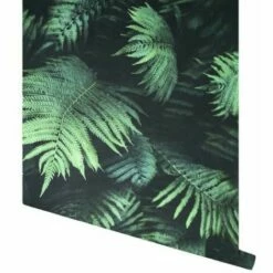 Arthouse Black And Green Fern Wallpaper Smooth Finish Feature Wall 3 Arthouse Black And Green Fern Wallpaper Smooth Finish Feature Wall -ARTHOUSE SHOP 35414794 4