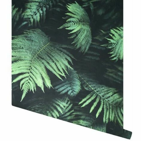 Arthouse Black And Green Fern Wallpaper Smooth Finish Feature Wall Arthouse Black And Green Fern Wallpaper Smooth Finish Feature Wall -ARTHOUSE SHOP 35414794 4