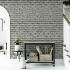 Arthouse Sunshine Brick Natural Wallpaper Smooth Finish Feature Wall -ARTHOUSE SHOP 35414795 3