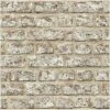 ARTHOUSE Brick Effect Wallpaper Rustic Weathered Slate Stone Wall Realistic Photographic