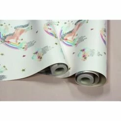 Rainbow Unicorn Wallpaper Girls Bedroom Glitter Sparkle White Silver Arthouse 2 Rainbow Unicorn Wallpaper Girls Bedroom Glitter Sparkle White Silver Arthouse -ARTHOUSE SHOP 3580953 3