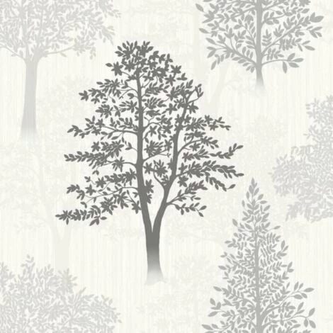 Tree Woodland Forest Silver Grey Glitter Vinyl Textured Wallpaper Arthouse Tree Woodland Forest Silver Grey Glitter Vinyl Textured Wallpaper Arthouse -ARTHOUSE SHOP 39911207 1