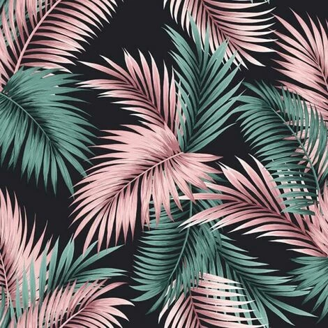 Twilight Black Green Wallpaper Arthouse Modern Tropical Palm Jungle Pink 1 Twilight Black Green Wallpaper Arthouse Modern Tropical Palm Jungle Pink