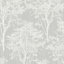 Diamond Wood Silver Wallpaper Arthouse Textured Vinyl Grey White Glitter