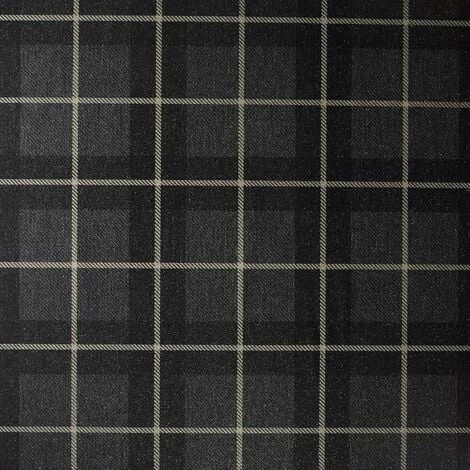 Heritage Check Wallpaper Arthouse Tartan Charcoal Copper Metallic Textured 1 Heritage Check Wallpaper Arthouse Tartan Charcoal Copper Metallic Textured