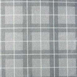 Heritage Check Wallpaper Arthouse Tartan Grey Silver Metallic Textured Vinyl