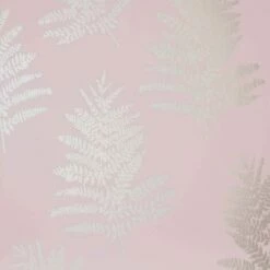 Metallic Fern Wallpaper Arthouse Blush Pink Gold Floral Leaf