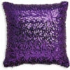 ARTHOUSE 30x30cm Sparkle Purple Sequin Cushion 008328