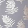 Arthouse Wallpaper Metallic Fern Charcoal Rose Gold 687001 Full Roll