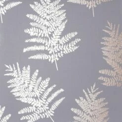 Arthouse Wallpaper Metallic Fern Charcoal Rose Gold 687001 Full Roll