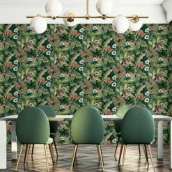 ARTHOUSE Paul Moneypenny Karma Chameleon Emerald Green Floral Paste The Wall Wallpape 2 ARTHOUSE Paul Moneypenny Karma Chameleon Emerald Green Floral Paste The Wall Wallpape -ARTHOUSE SHOP 58167859 3