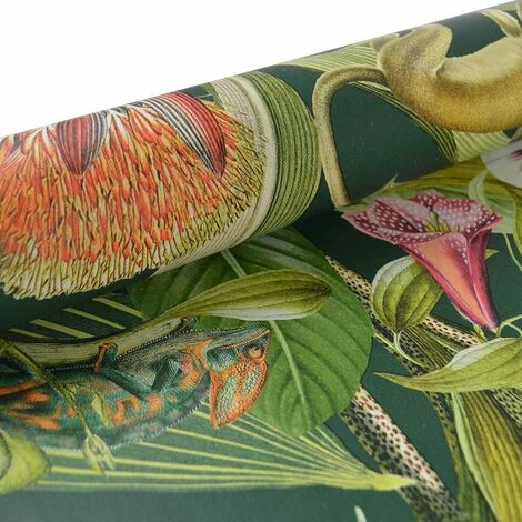 ARTHOUSE Paul Moneypenny Karma Chameleon Emerald Green Floral Paste The Wall Wallpape ARTHOUSE Paul Moneypenny Karma Chameleon Emerald Green Floral Paste The Wall Wallpape -ARTHOUSE SHOP 58167859 4