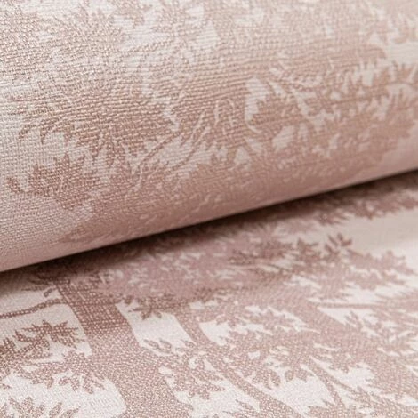 Arthouse Oasis Wood Blush Pink Metallic Trees Textured Wallpaper 296600 4 Arthouse Oasis Wood Blush Pink Metallic Trees Textured Wallpaper 296600 - Image 4