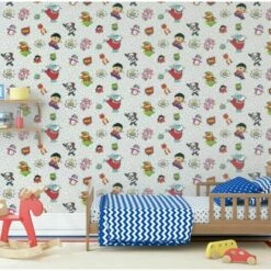 ARTHOUSE Childrens Cartoon Ryan's World Crew Superhero Bedroom Nursery Wallpaper