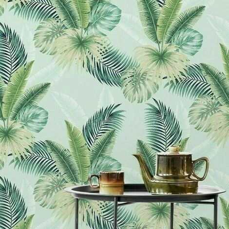 Arthouse Miami Tropics Mint Tropical Jungle Palm Green Leaves Wallpaper Arthouse Miami Tropics Mint Tropical Jungle Palm Green Leaves Wallpaper -ARTHOUSE SHOP 61257762 1