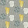 Arthouse Retro Tree Grey Mustard Yellow Ochre Nature Quality Wallpaper 902309