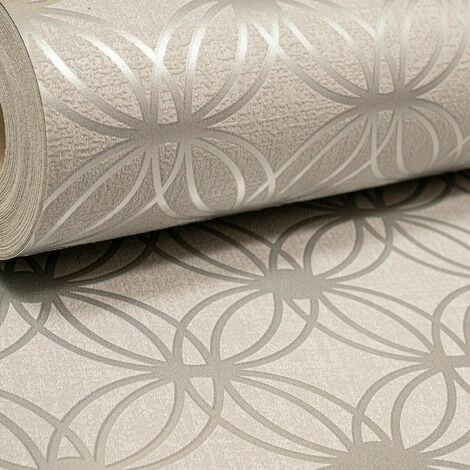 Arthouse Luxe Orion Metallic Silver Light Grey Geometric Vinyl Wallpaper Arthouse Luxe Orion Metallic Silver Light Grey Geometric Vinyl Wallpaper -ARTHOUSE SHOP 61257836 2